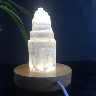 Selenite Tower Cleansing Lamp-Your Soul Place